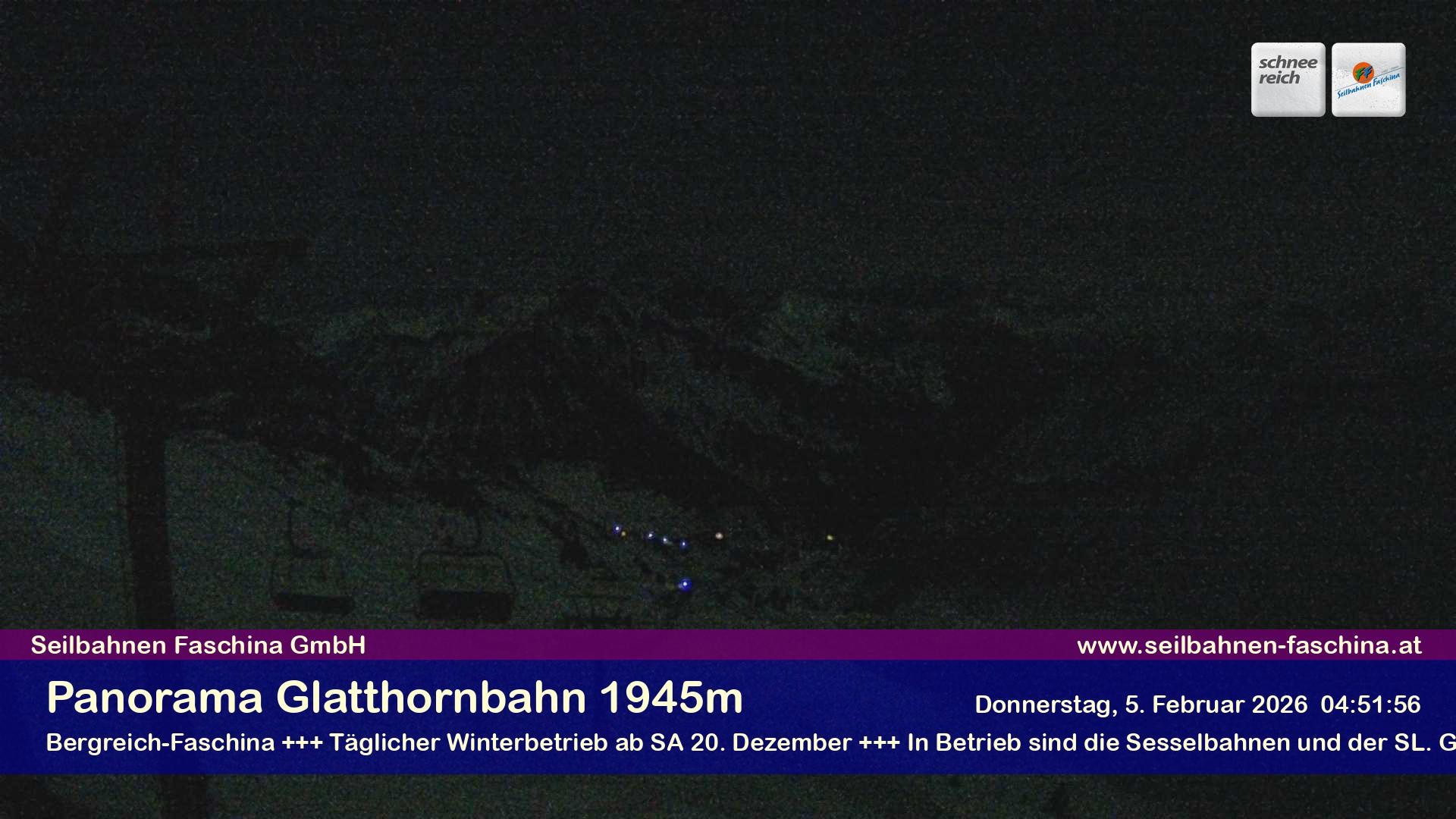 Archiv Foto Webcam Panoramablick von der Glatthornbahn