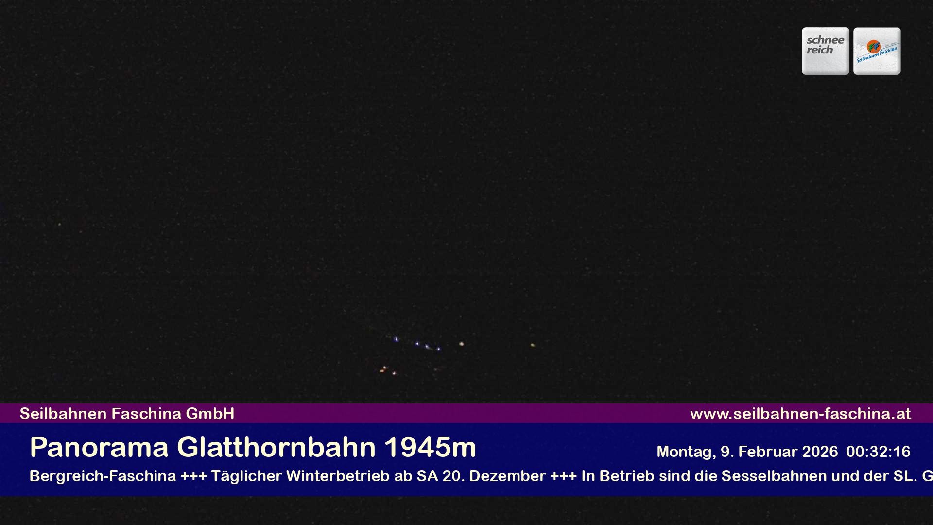 Archiv Foto Webcam Panoramablick von der Glatthornbahn