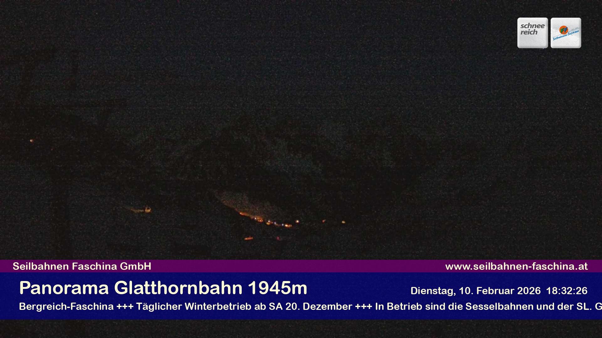 Archiv Foto Webcam Panoramablick von der Glatthornbahn