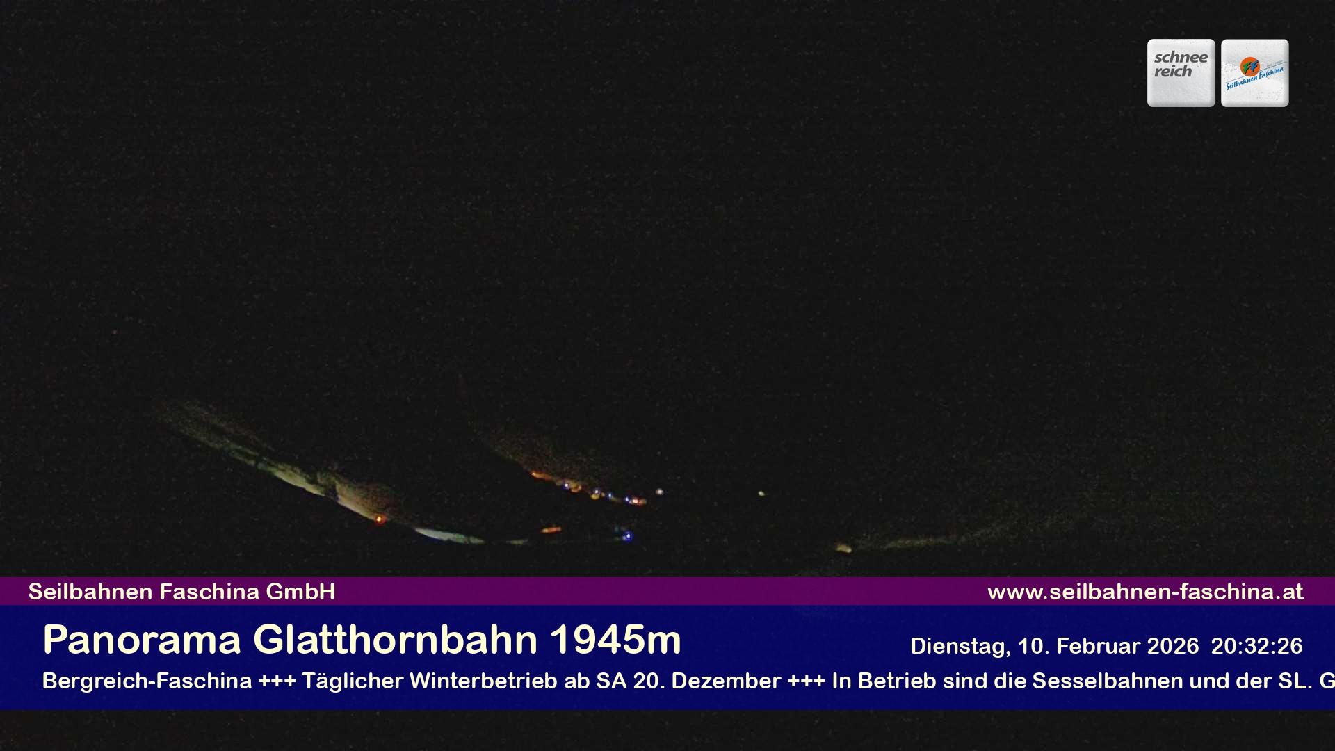 Archiv Foto Webcam Panoramablick von der Glatthornbahn