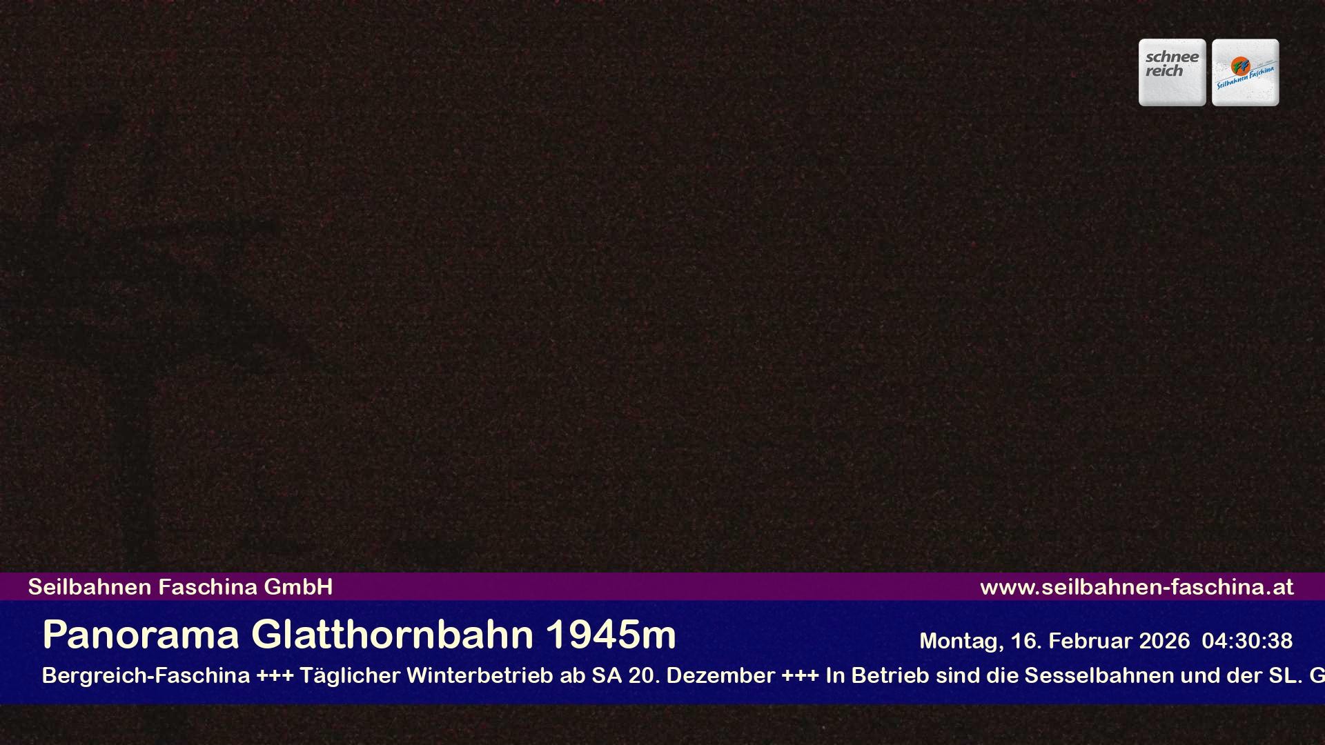 Archiv Foto Webcam Panoramablick von der Glatthornbahn