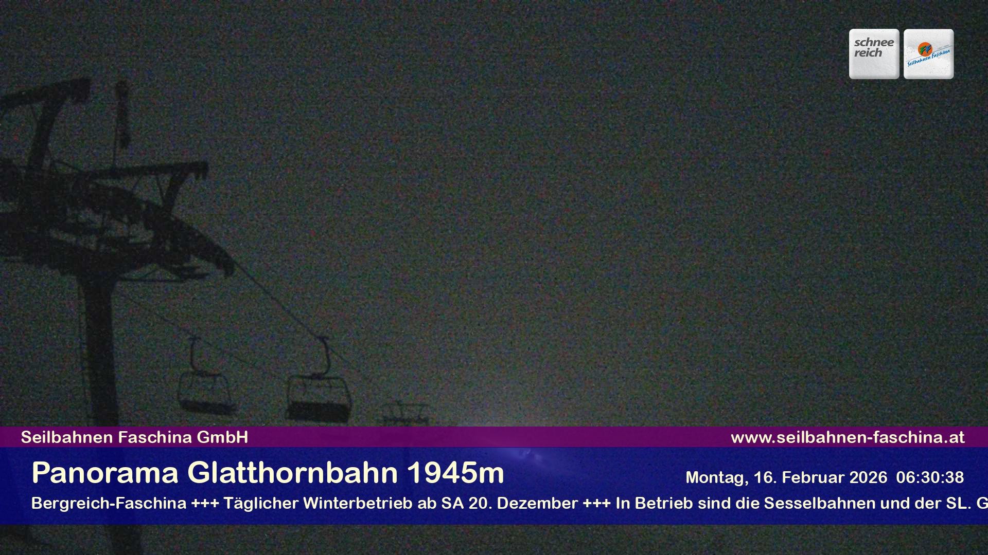 Archiv Foto Webcam Panoramablick von der Glatthornbahn
