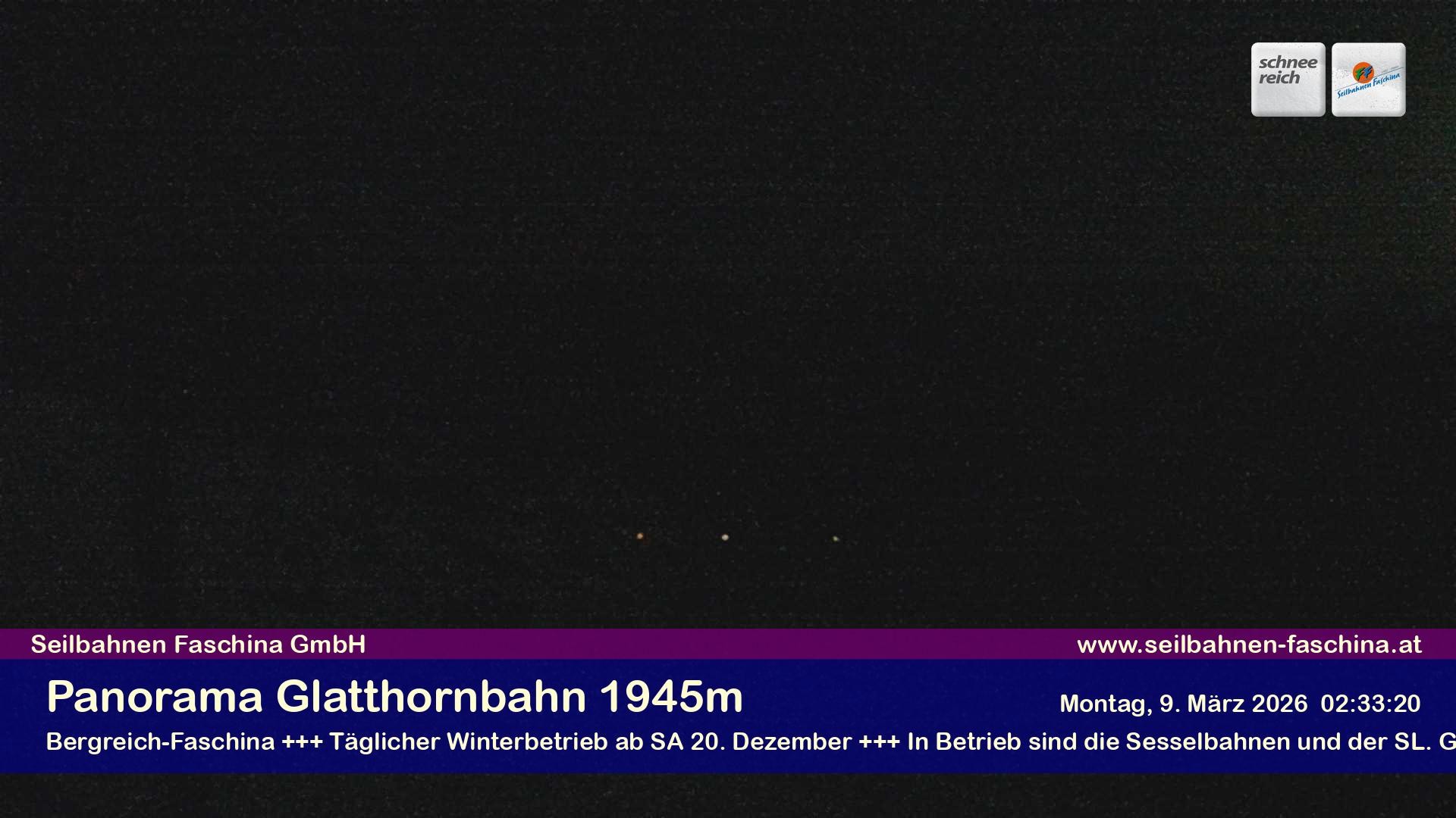 Archiv Foto Webcam Panoramablick von der Glatthornbahn