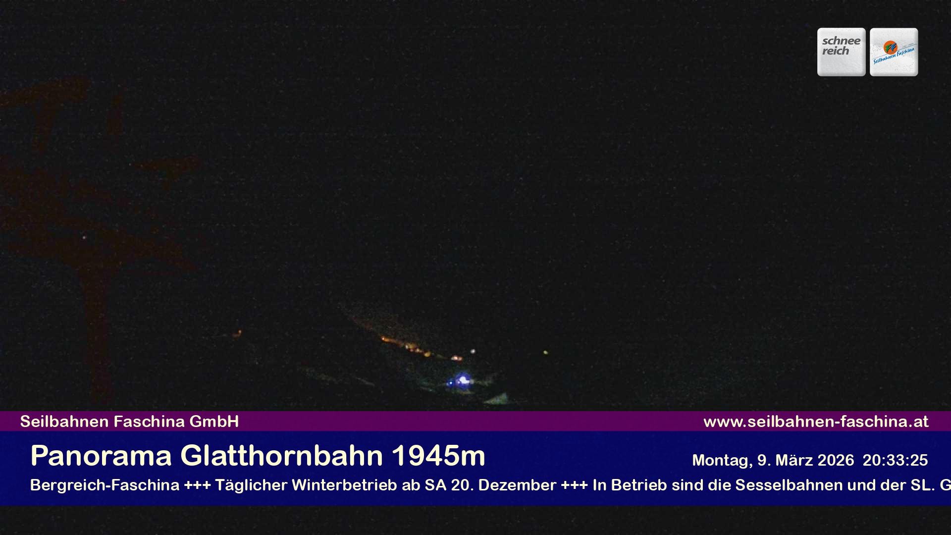 Archiv Foto Webcam Panoramablick von der Glatthornbahn