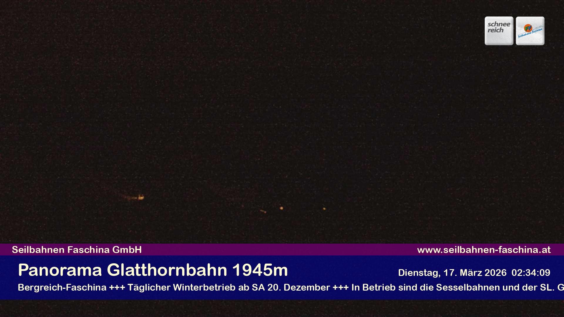 Archiv Foto Webcam Panoramablick von der Glatthornbahn