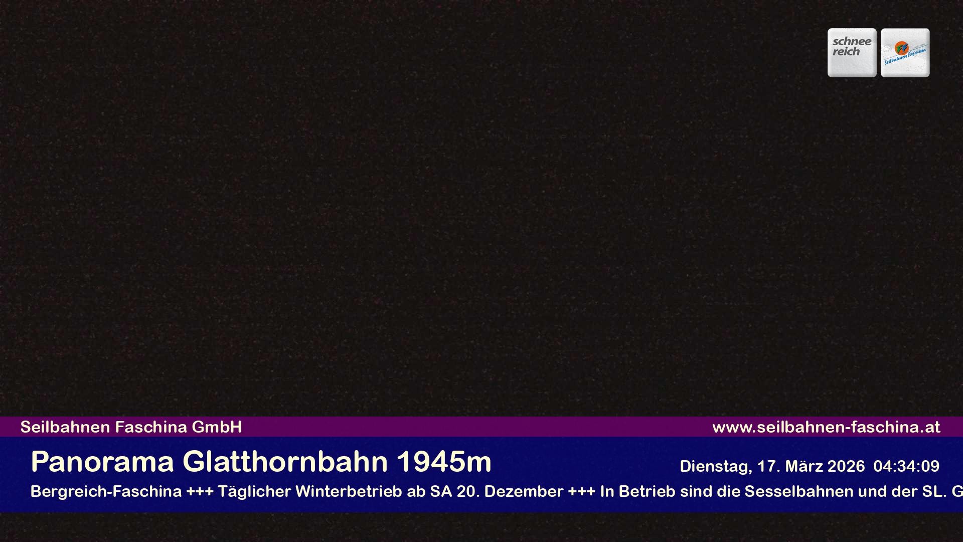 Archiv Foto Webcam Panoramablick von der Glatthornbahn