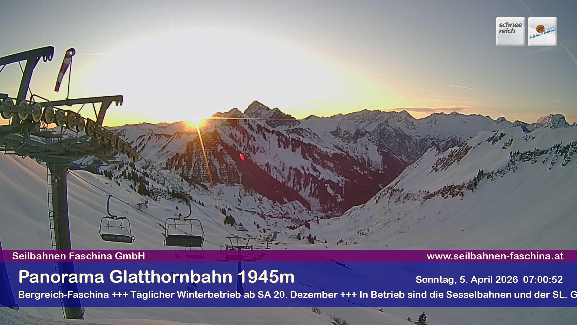 Archived image Webcam view glatthorn (1945m)