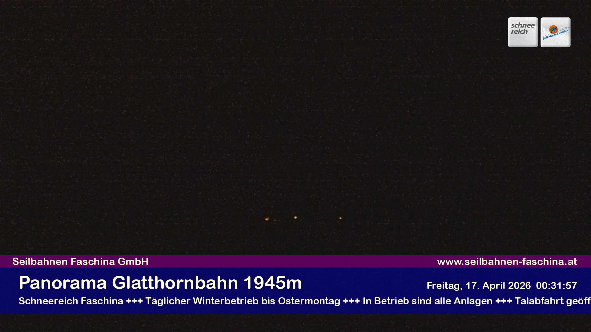 Archiv Foto Webcam Panoramablick von der Glatthornbahn
