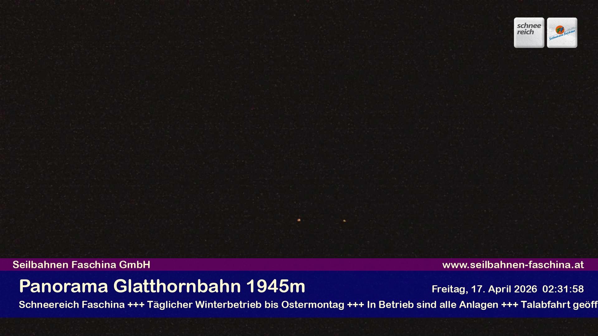 Archiv Foto Webcam Panoramablick von der Glatthornbahn