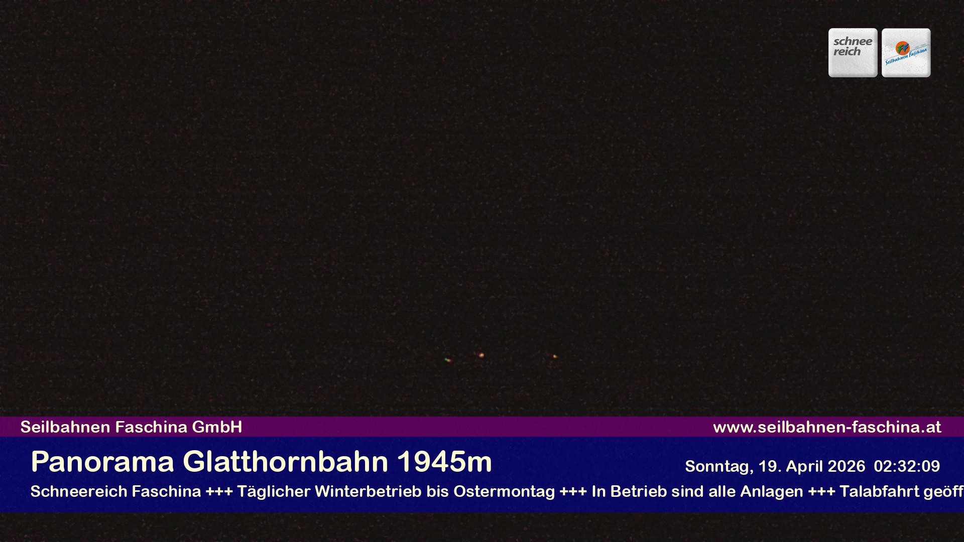 Archiv Foto Webcam Panoramablick von der Glatthornbahn