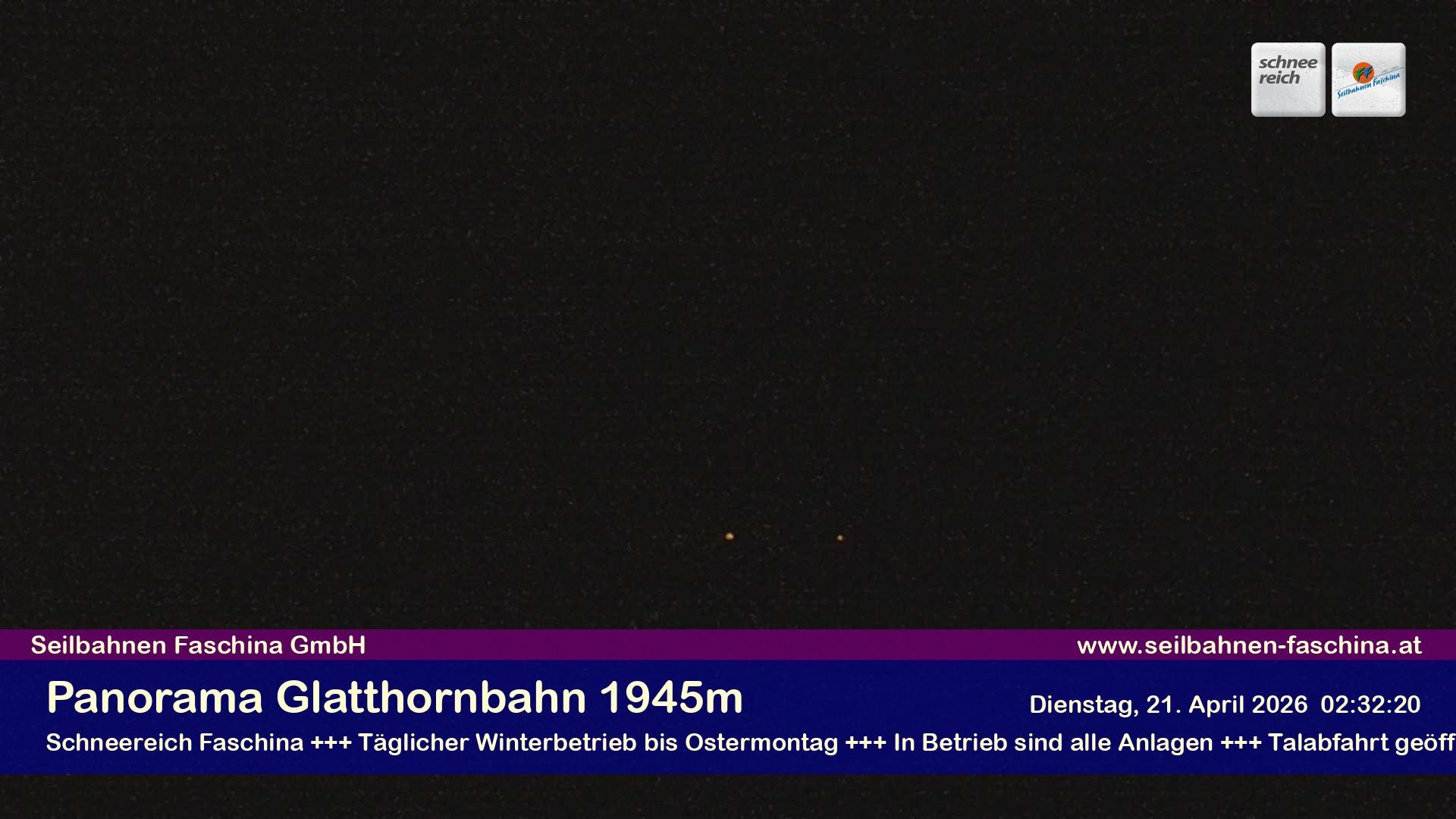 Archiv Foto Webcam Panoramablick von der Glatthornbahn
