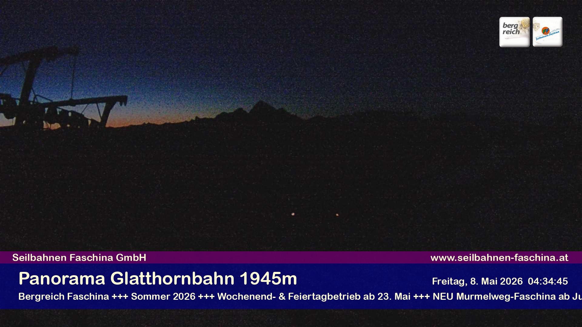 Archiv Foto Webcam Panoramablick von der Glatthornbahn