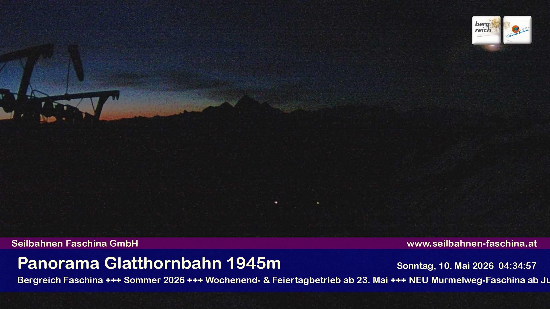 Archiv Foto Webcam Panoramablick von der Glatthornbahn