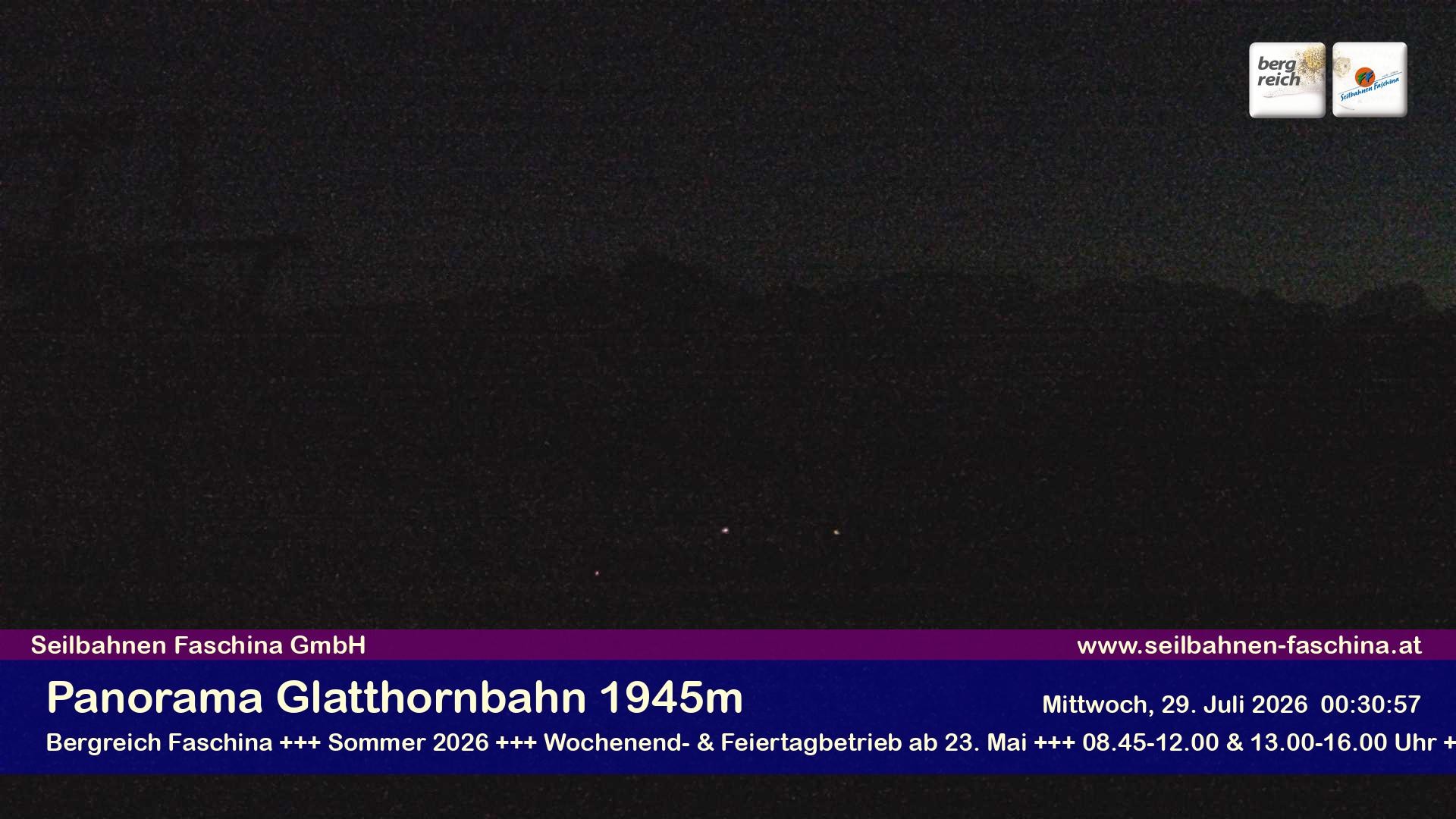 Archiv Foto Webcam Panoramablick von der Glatthornbahn