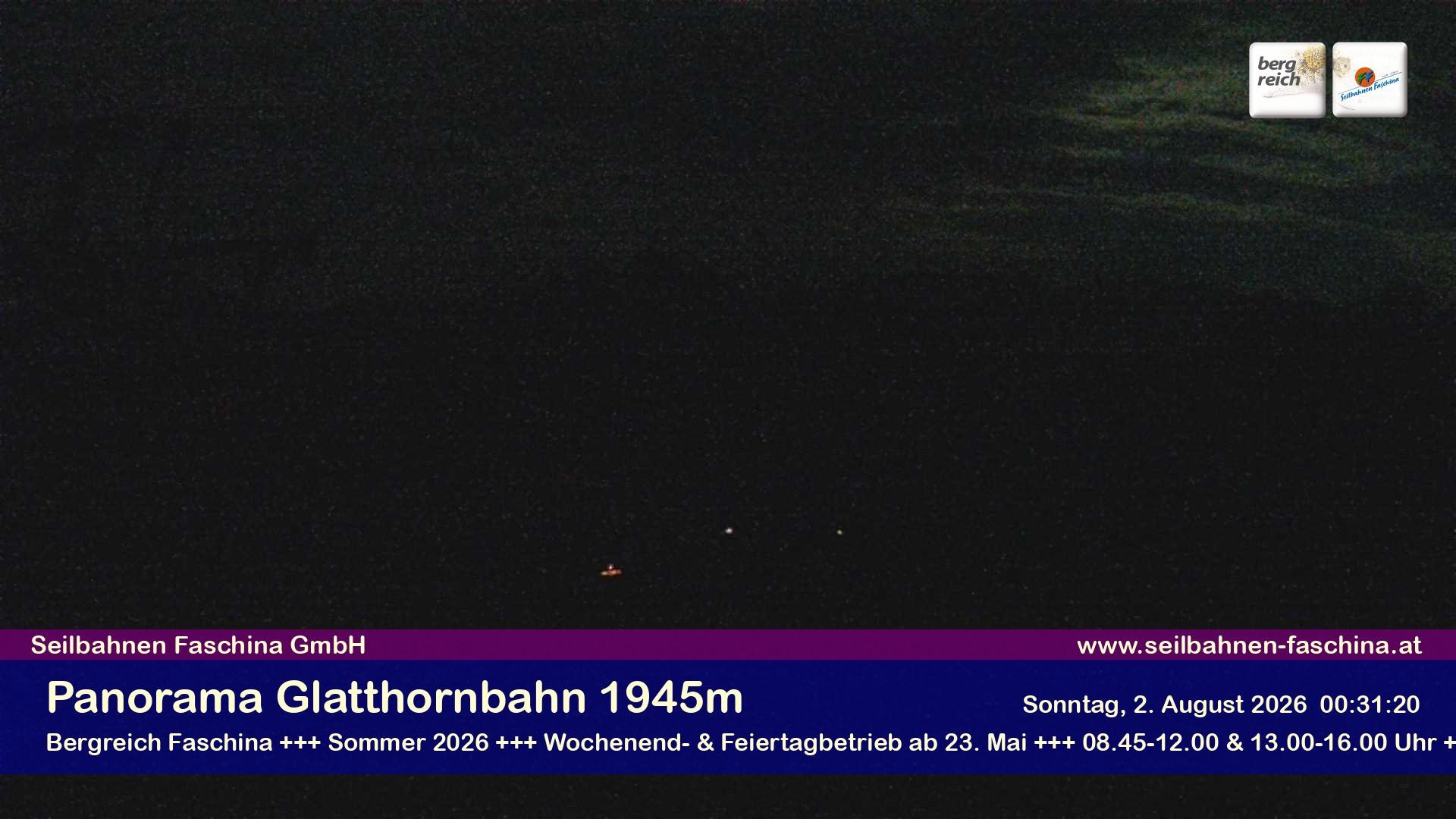 Archiv Foto Webcam Panoramablick von der Glatthornbahn