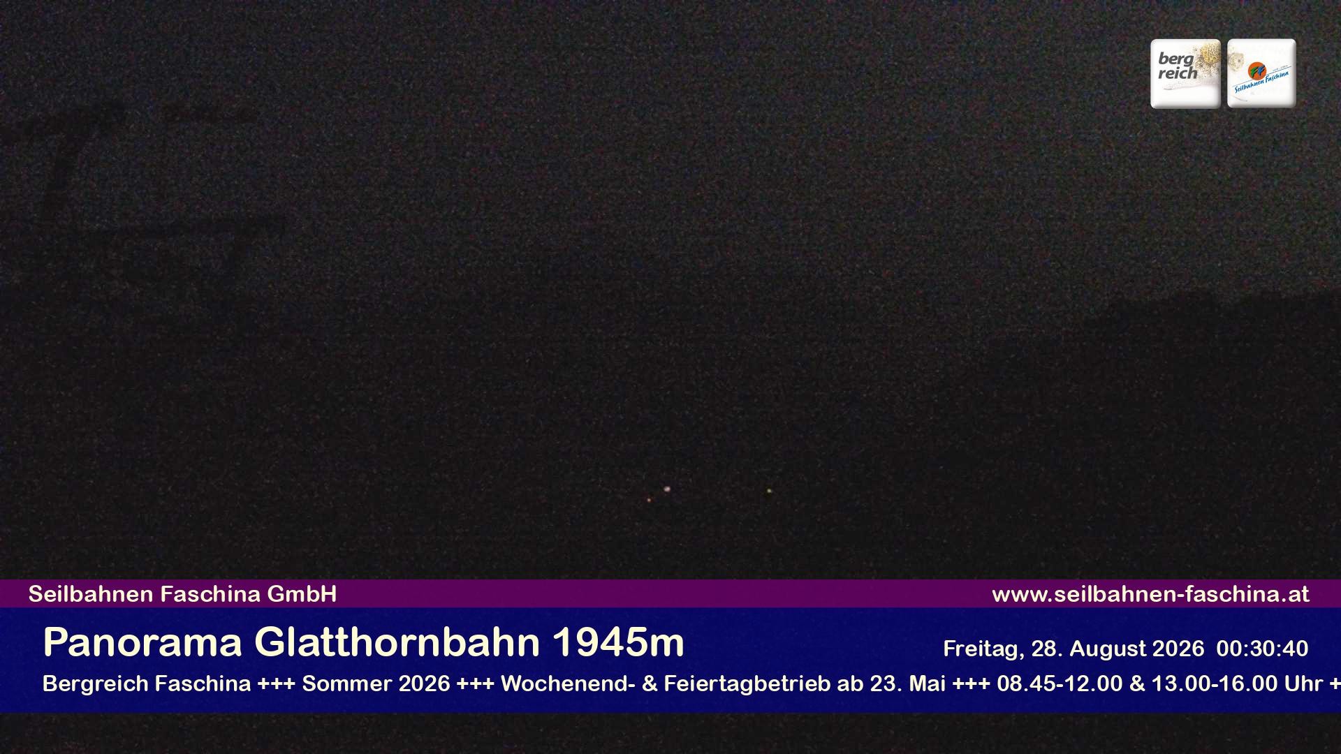 Archiv Foto Webcam Panoramablick von der Glatthornbahn