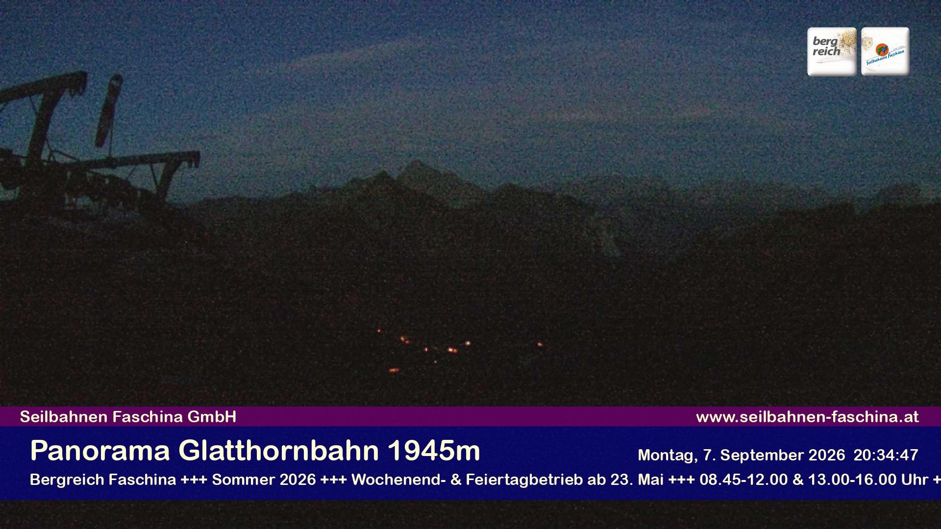 Archiv Foto Webcam Panoramablick von der Glatthornbahn