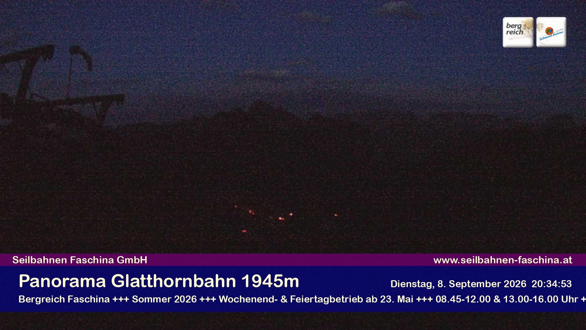 Archiv Foto Webcam Panoramablick von der Glatthornbahn