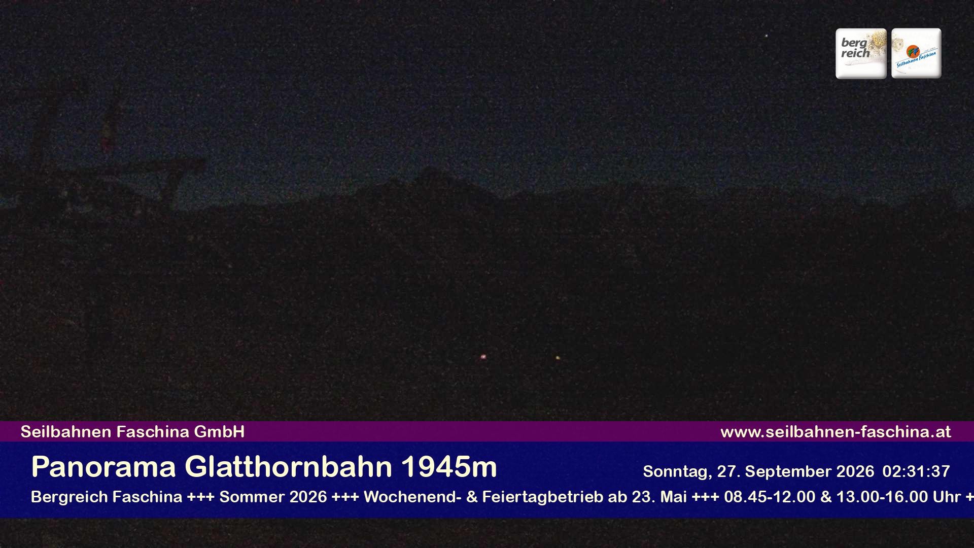 Archiv Foto Webcam Panoramablick von der Glatthornbahn