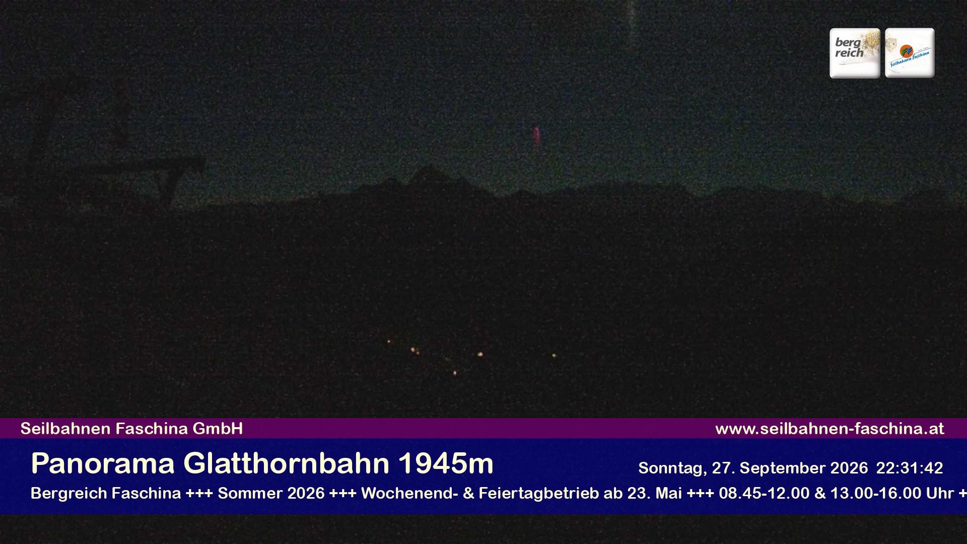 Archiv Foto Webcam Panoramablick von der Glatthornbahn