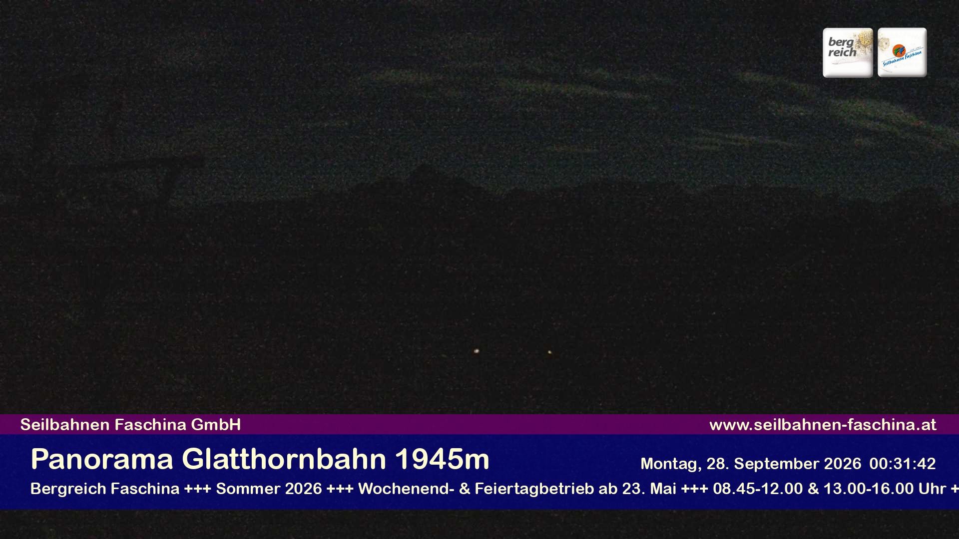 Archiv Foto Webcam Panoramablick von der Glatthornbahn