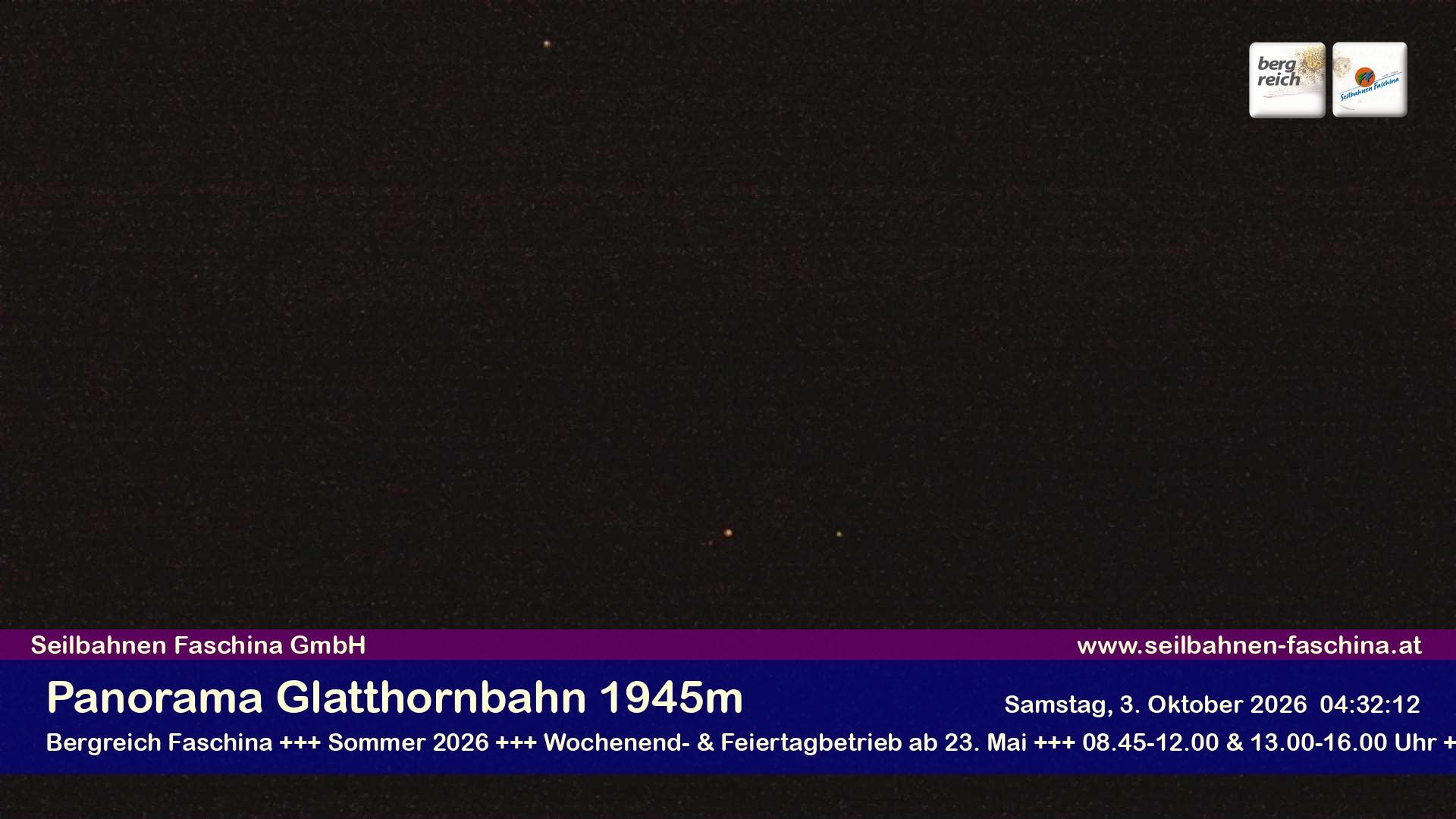 Archiv Foto Webcam Panoramablick von der Glatthornbahn