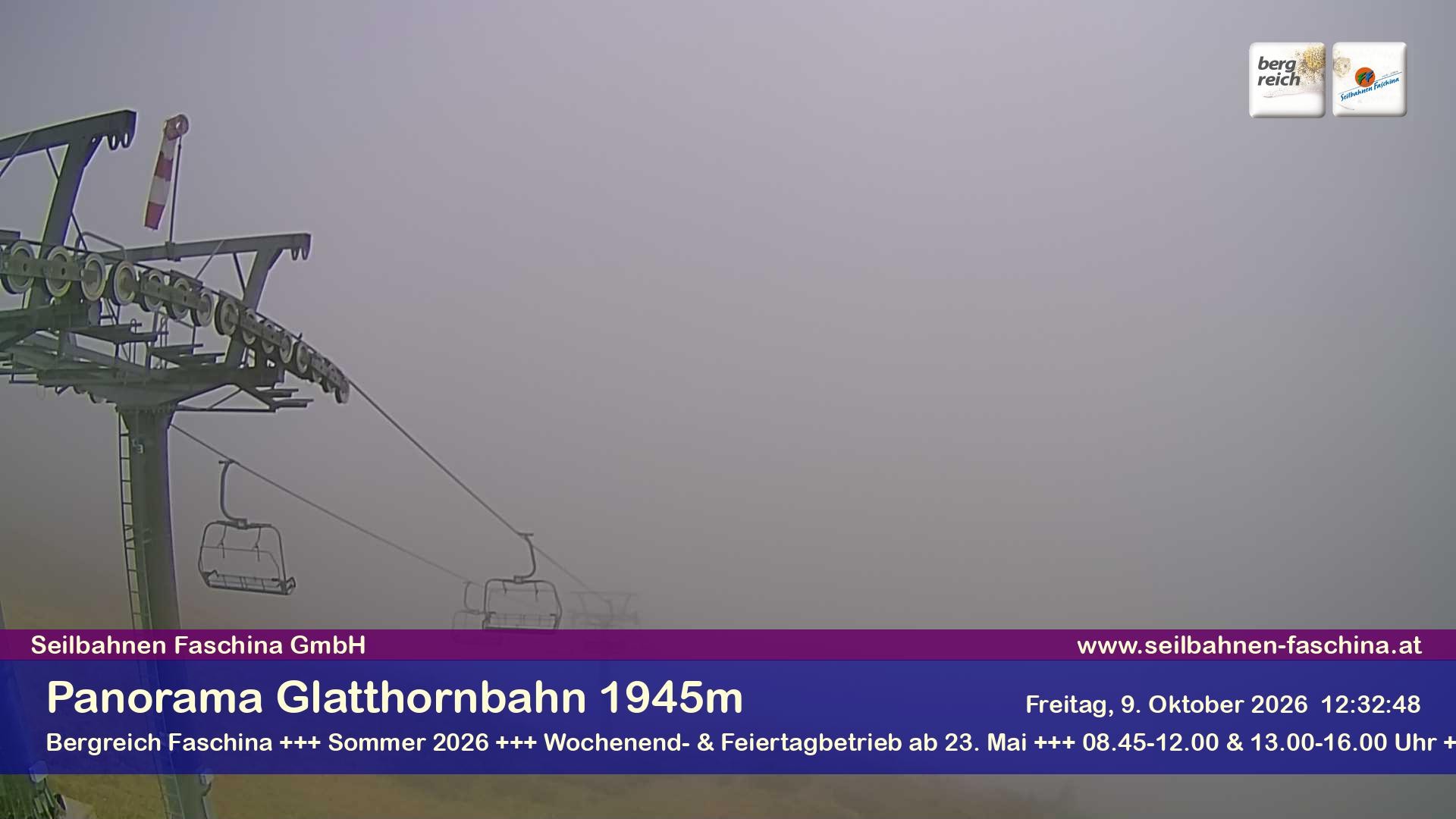 Archiv Foto Webcam Panoramablick von der Glatthornbahn