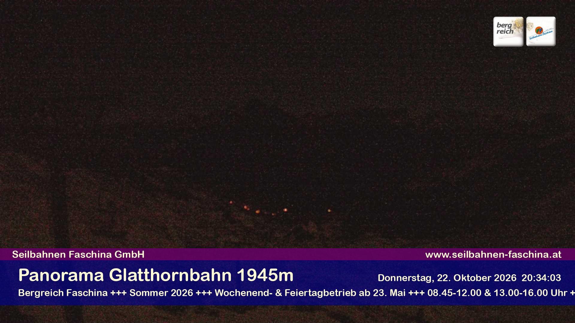 Archiv Foto Webcam Panoramablick von der Glatthornbahn