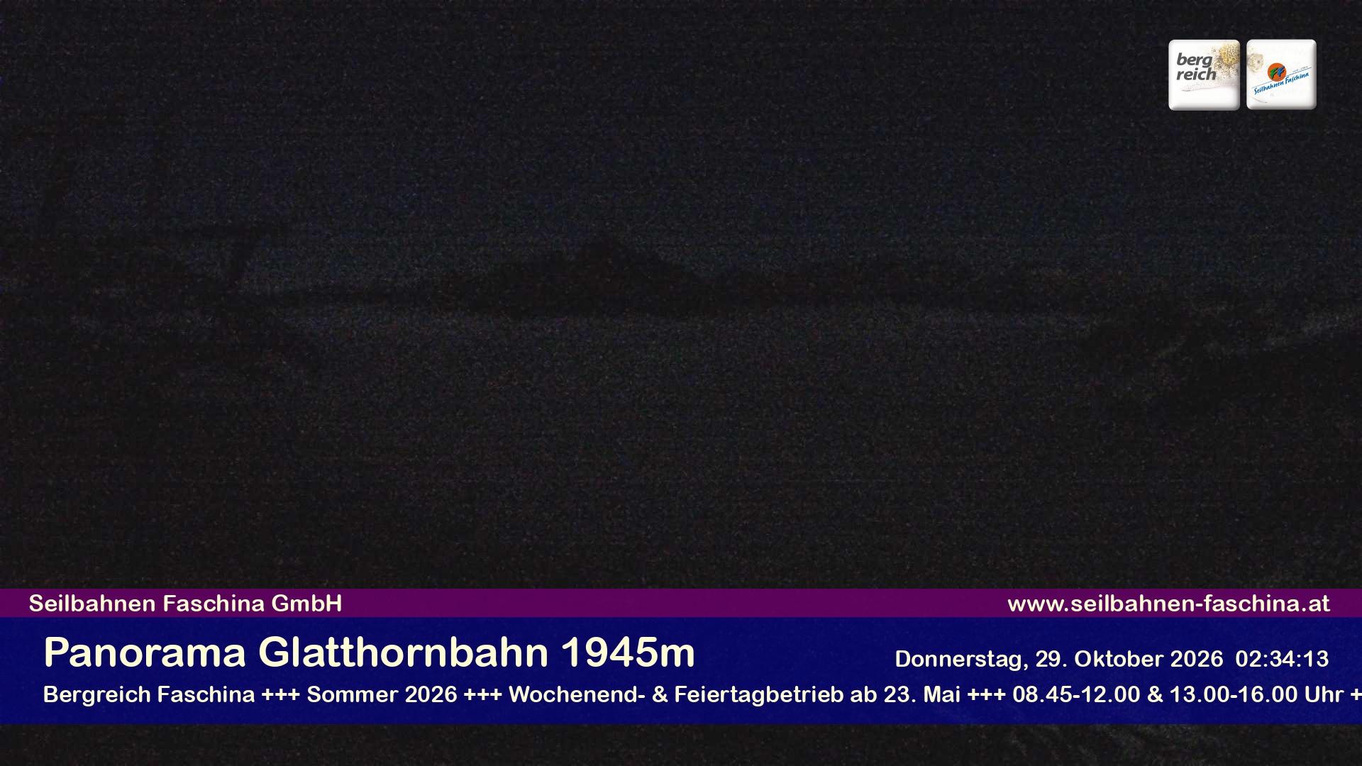 Archiv Foto Webcam Panoramablick von der Glatthornbahn