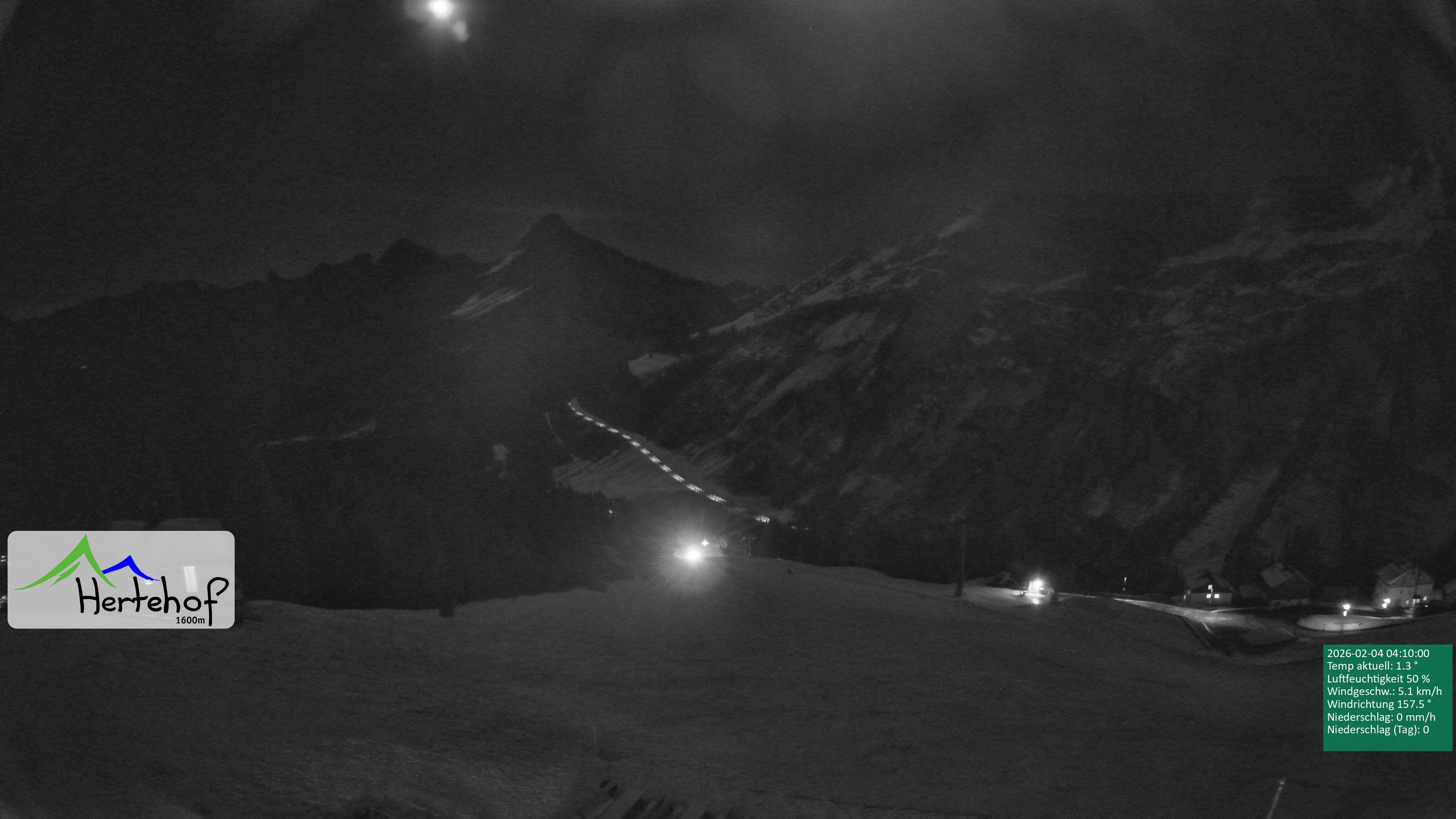 Archived image Webcam Damüls: View from Hertehof