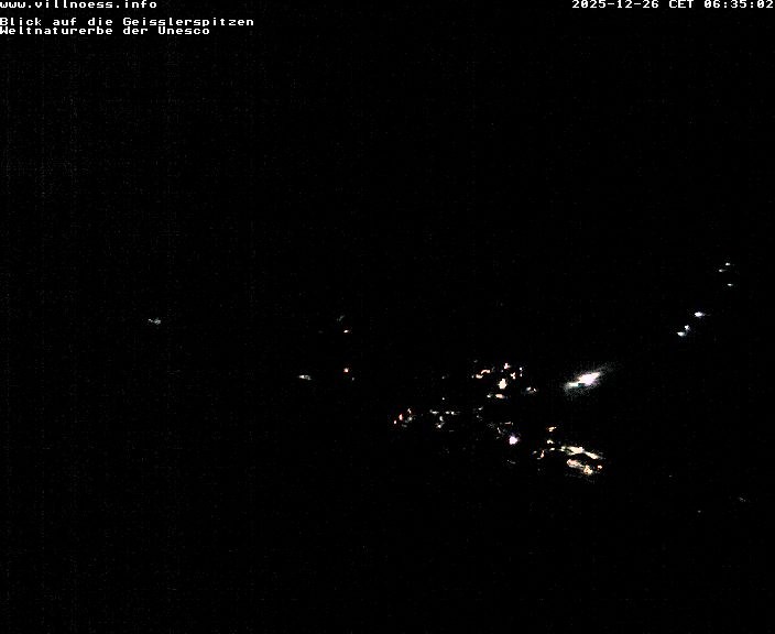 Archiv Foto Webcam Villnöss - Blick auf St. Magdalena und Geisslerspitzen