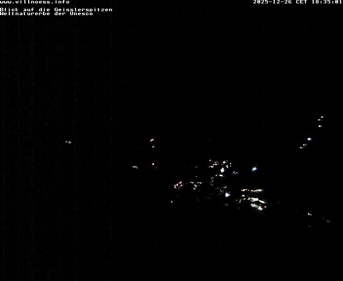 Archiv Foto Webcam Villnöss - Blick auf St. Magdalena und Geisslerspitzen