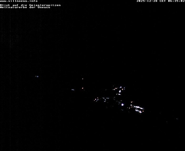 Archiv Foto Webcam Villnöss - Blick auf St. Magdalena und Geisslerspitzen