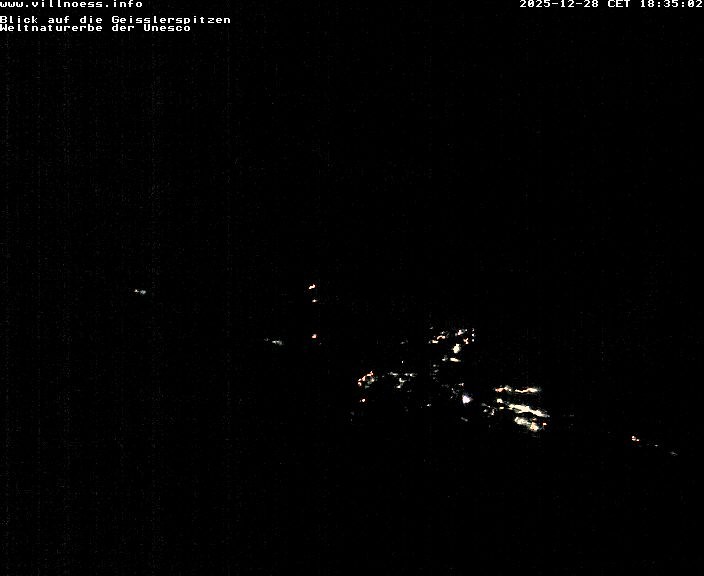Archiv Foto Webcam Villnöss - Blick auf St. Magdalena und Geisslerspitzen