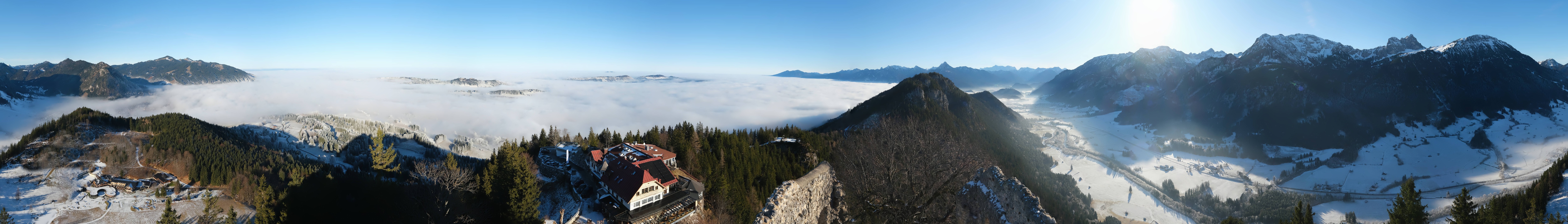 Archiv Foto Webcam Ausblick Burgruine Falkenstein