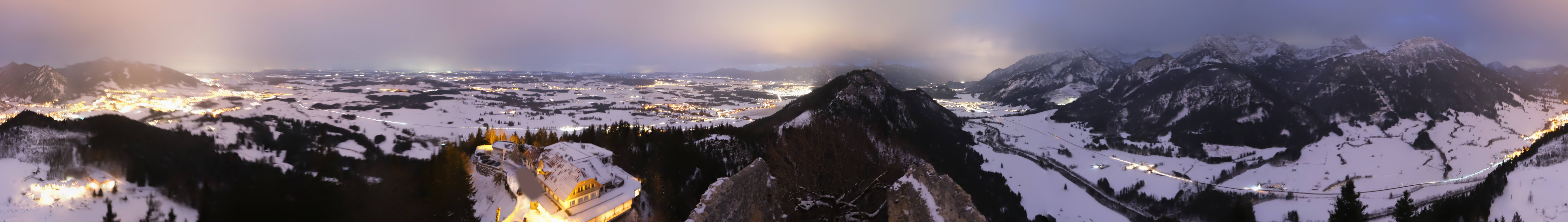 Archived image Webcam Allgäu: Castle Falkenstein