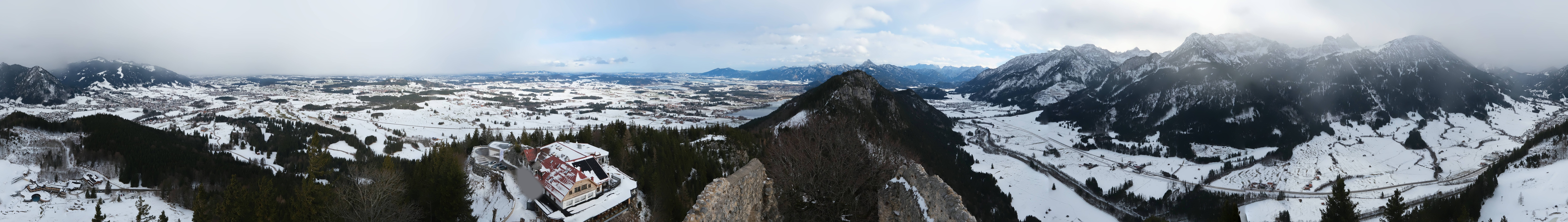 Archived image Webcam Allgäu: Castle Falkenstein