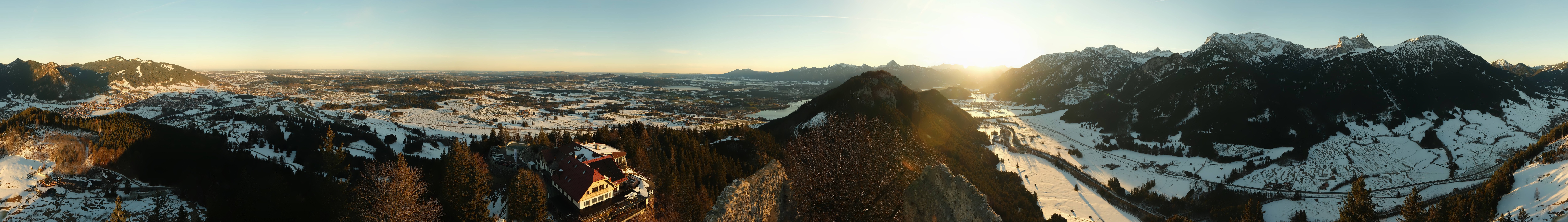 Archived image Webcam Allgäu: Castle Falkenstein