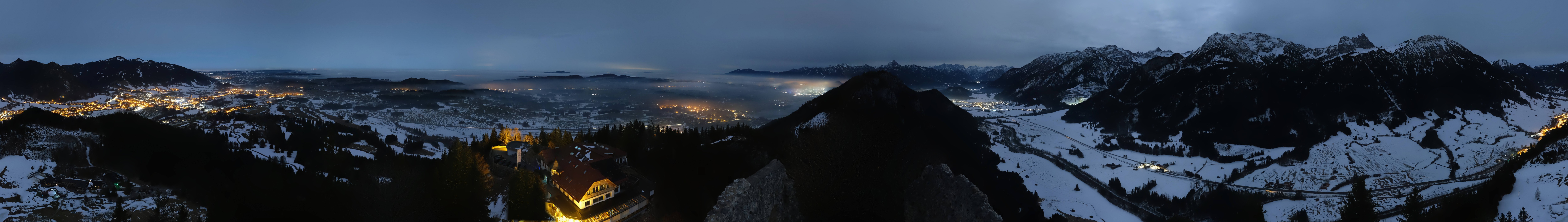 Archived image Webcam Allgäu: Castle Falkenstein