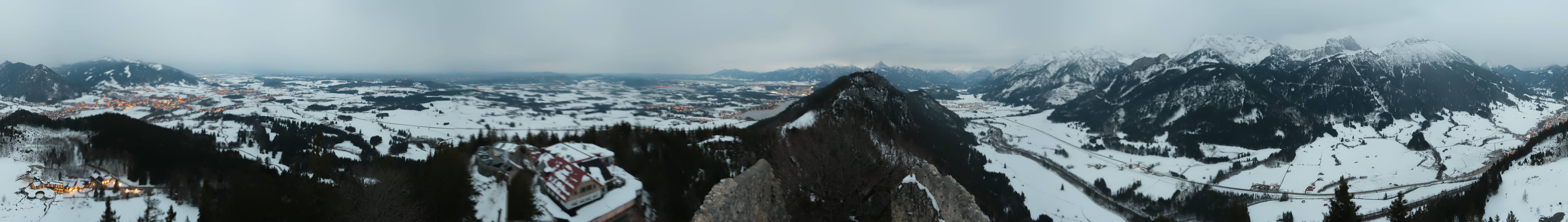 Archiv Foto Webcam Ausblick Burgruine Falkenstein