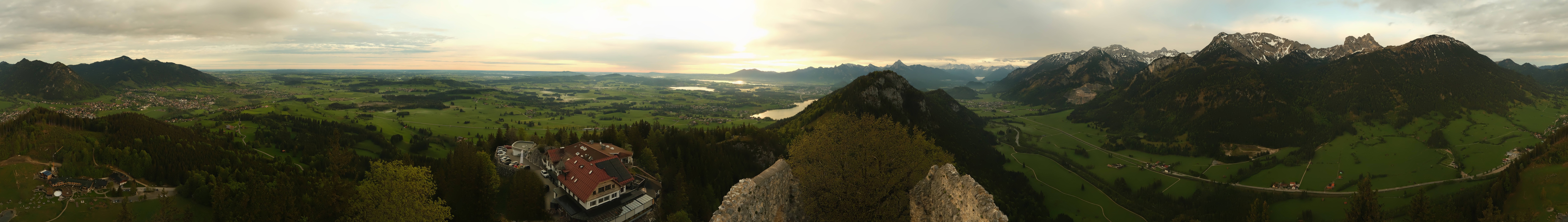Archived image Webcam Allgäu: Castle Falkenstein