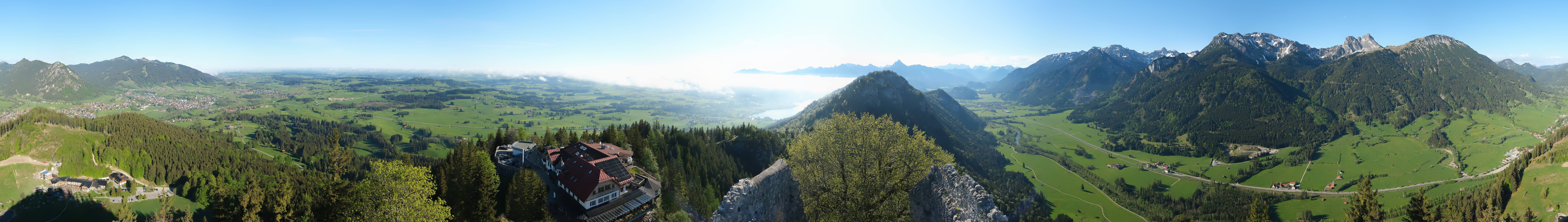 Archived image Webcam Allgäu: Castle Falkenstein