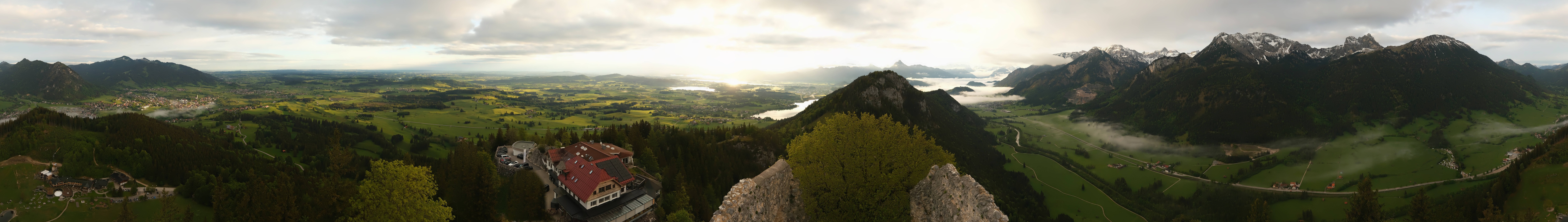 Archived image Webcam Allgäu: Castle Falkenstein