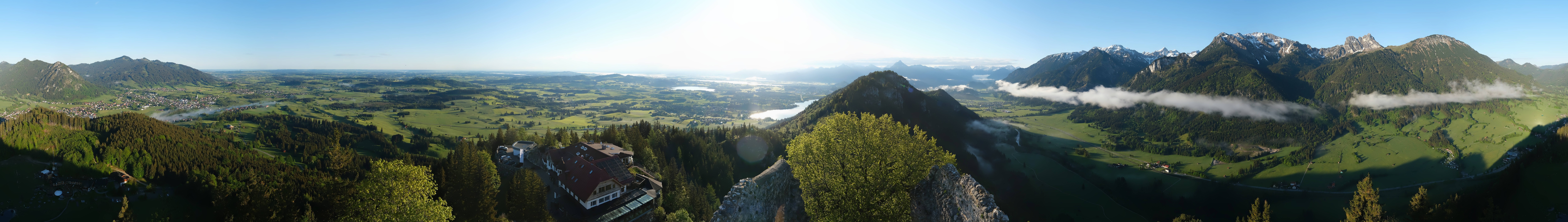 Archived image Webcam Allgäu: Castle Falkenstein