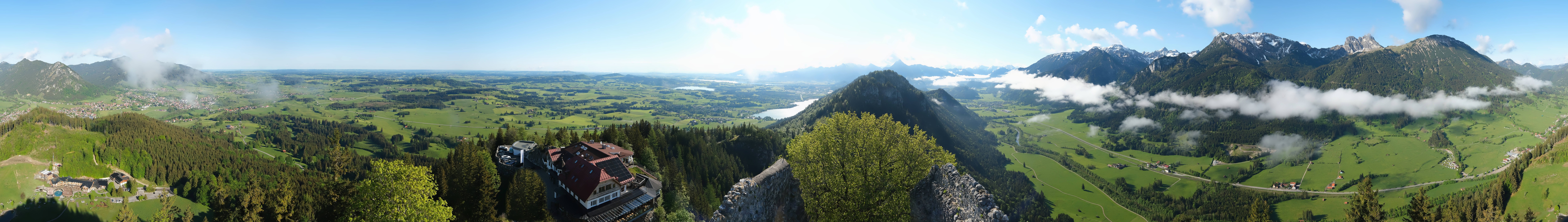 Archived image Webcam Allgäu: Castle Falkenstein