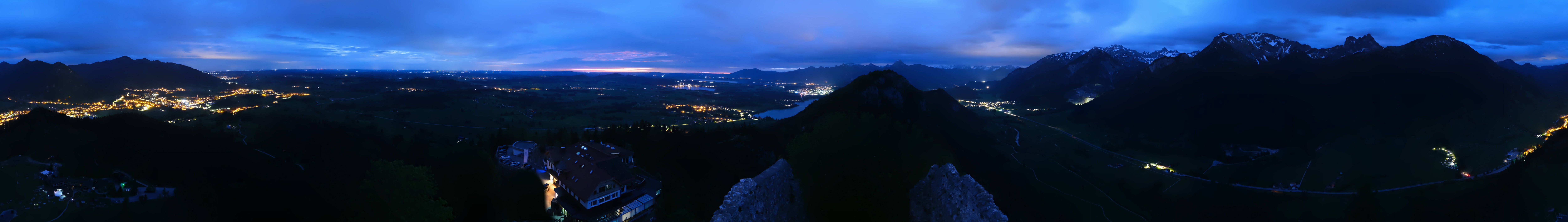 Archived image Webcam Allgäu: Castle Falkenstein
