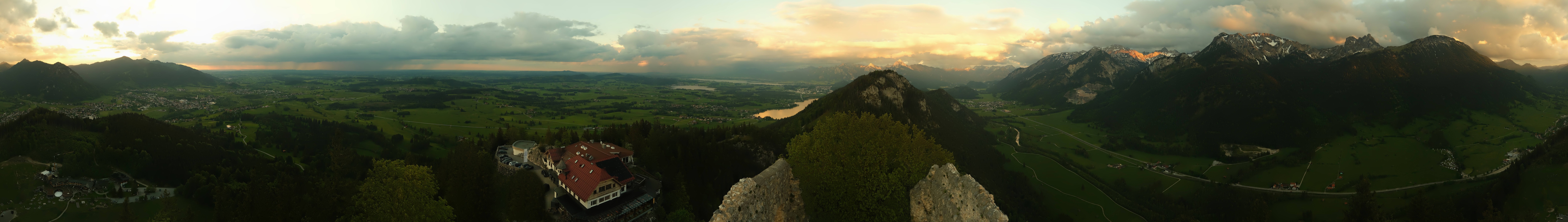 Archived image Webcam Allgäu: Castle Falkenstein