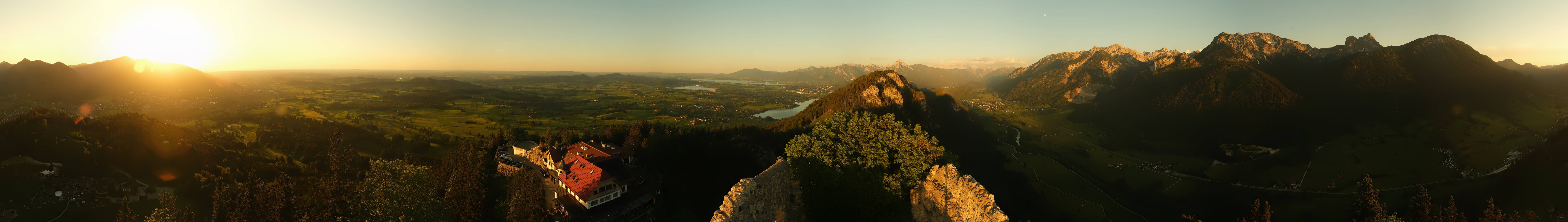Archived image Webcam Allgäu: Castle Falkenstein