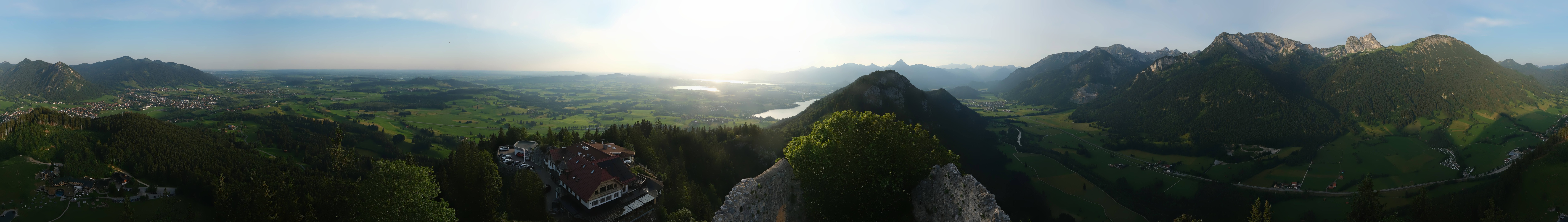 Archived image Webcam Allgäu: Castle Falkenstein