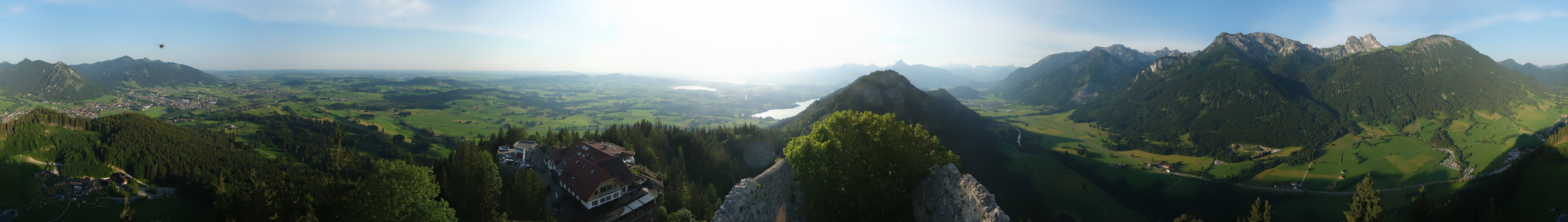 Archived image Webcam Allgäu: Castle Falkenstein
